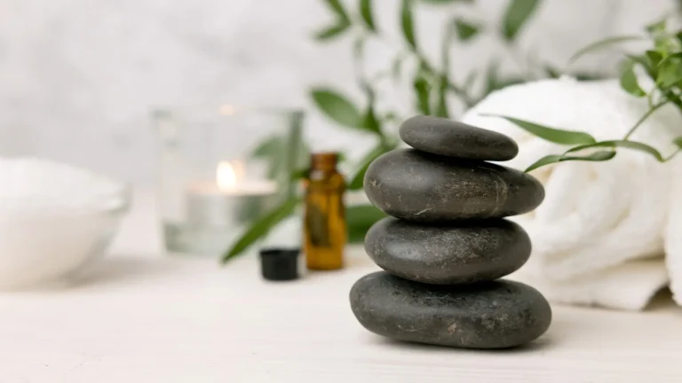 Volcanic hot stones ritual